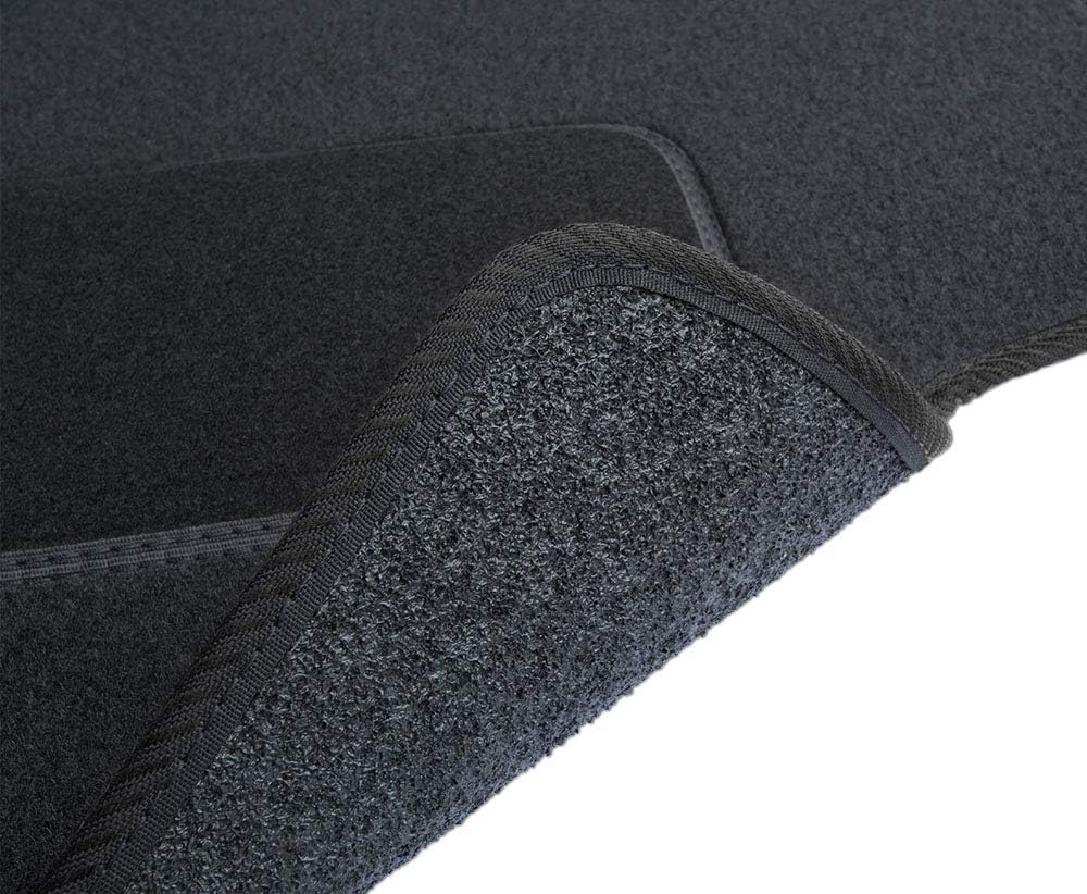 MOTOS Standard Velours-Fussmatten passend für Audi TT II 8J 2006-2014 - Standard, Gewebt, Schwarz fu