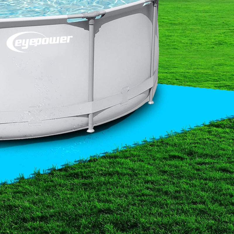 EYEPOWER 13,1m² Poolunterlage aus 56 grossen Matten - 50 x 50 x 1cm Dicke Poolmatte - Pool Unterlage