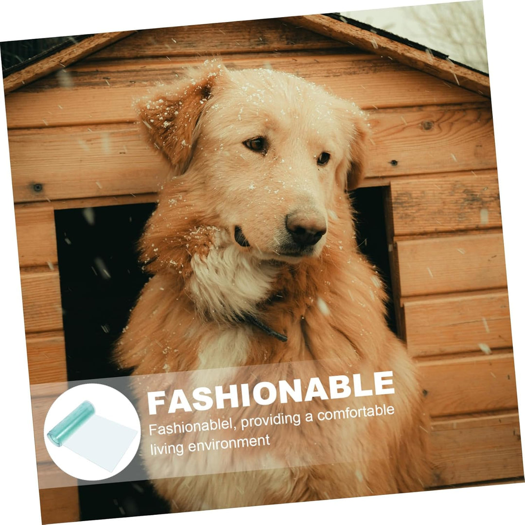 Cabilock Transparente Hundeklappe Ersatzflügel Zuschneidbare Vinyl Streifen für Hundehütte Sichere H
