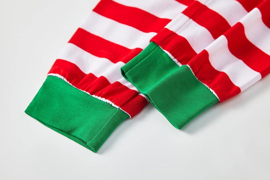 Jungen Pyjama Langarm 4-teilig Kleine Kinder Nachtwäsche Schlafanzug Set 2-14 Jahre Weihnachtsmann-r