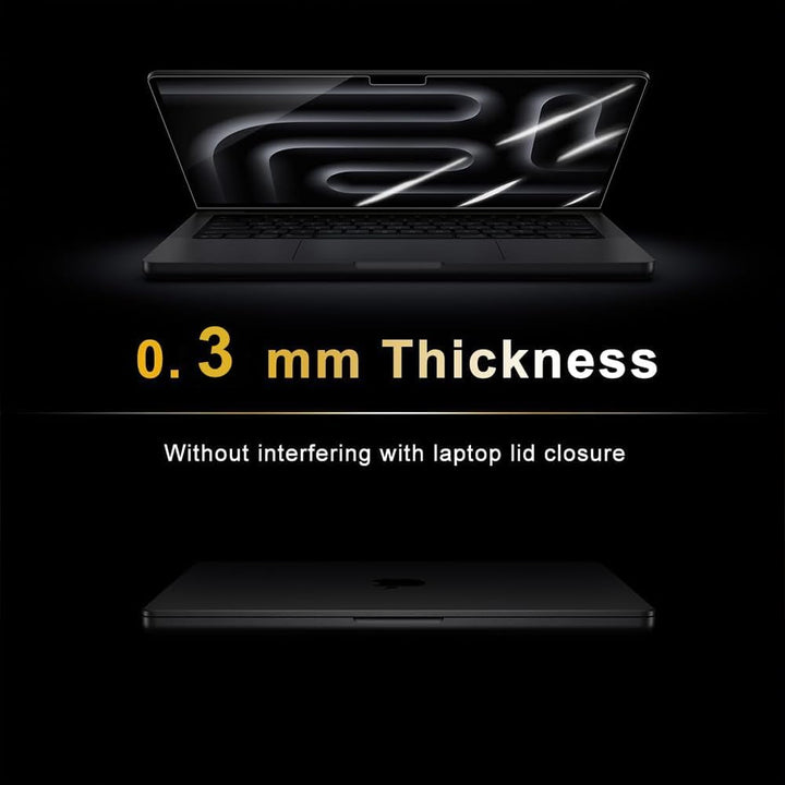 Displayschutzfolie aus gehärtetem Glas für MacBook Pro 14 Zoll M5 Chip (2025) 9H HD Anti-Öl Kratzer