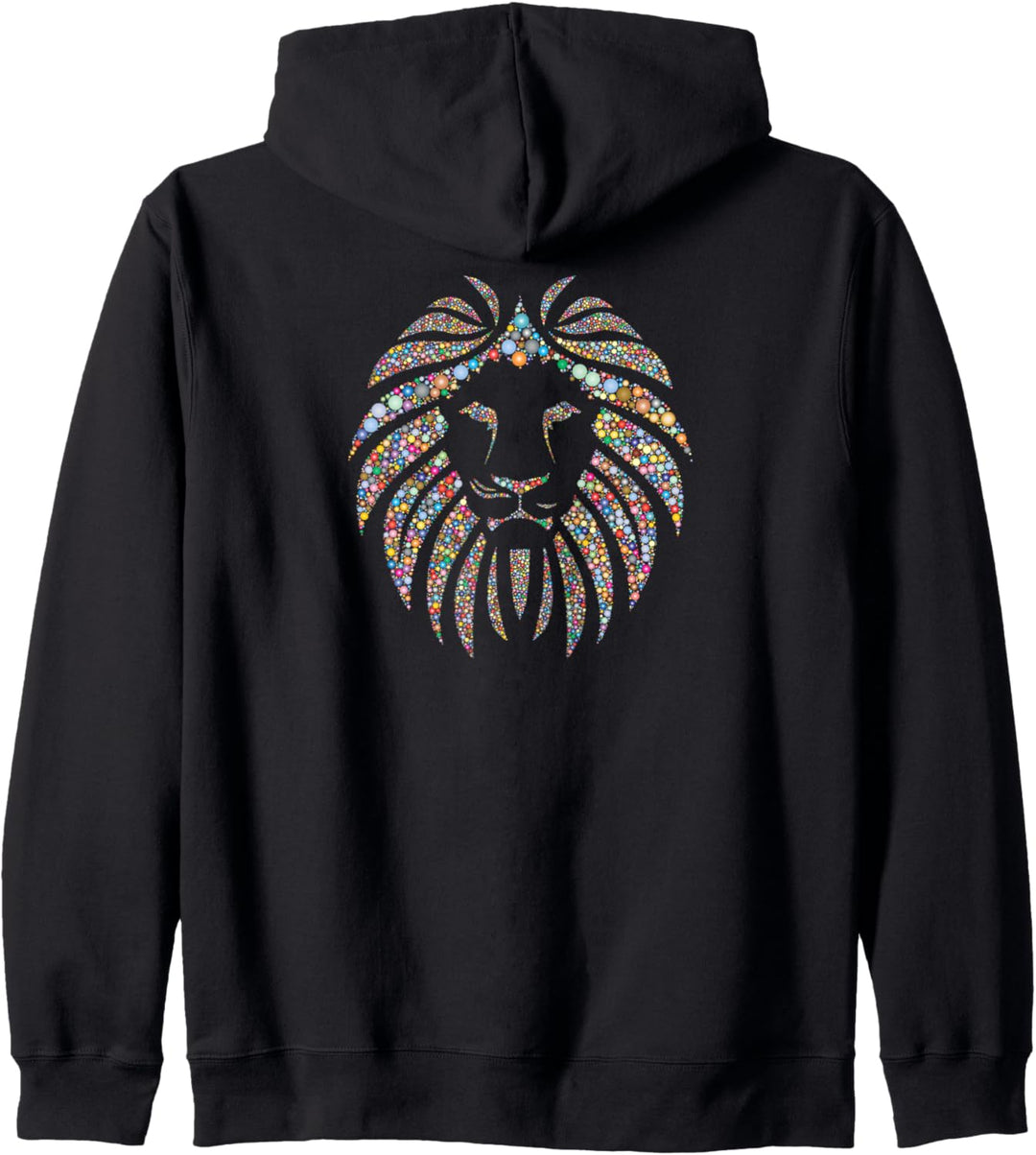 Lion Face Gifts – King of the Beasts Regenbogenfarben Kapuzenjacke
