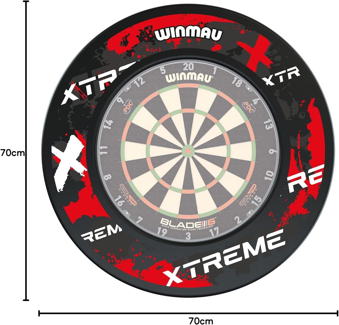 WINMAU Xtreme Design Rot Dartscheiben-Surround