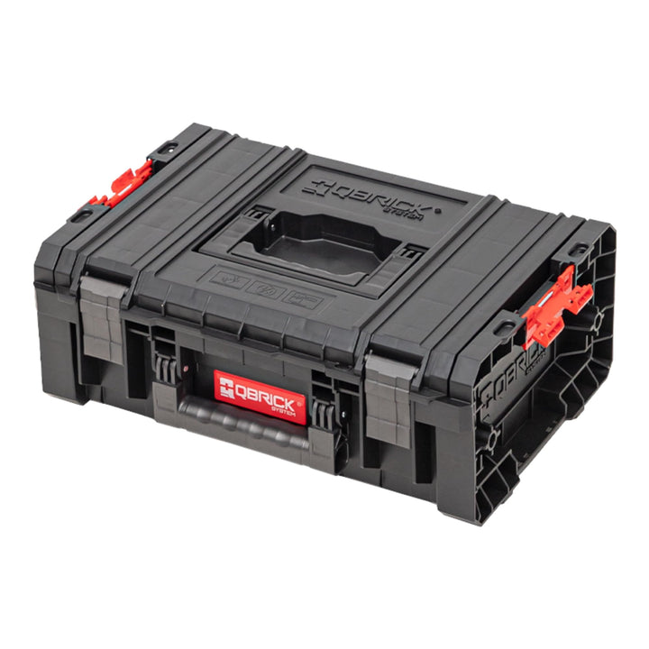 Qbrick Werkzeugkasten Technician PRO - 450 x 330 x 170 mm - Werkzeugkoffer mit Werkzeugträger, Werkz