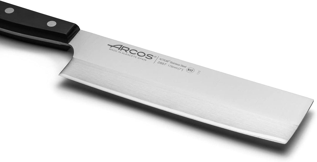 ARCOS Universal Usuba oder Asiatisches Messer mit 175mm zum Schneiden von Gemüse, Japanisches Messer