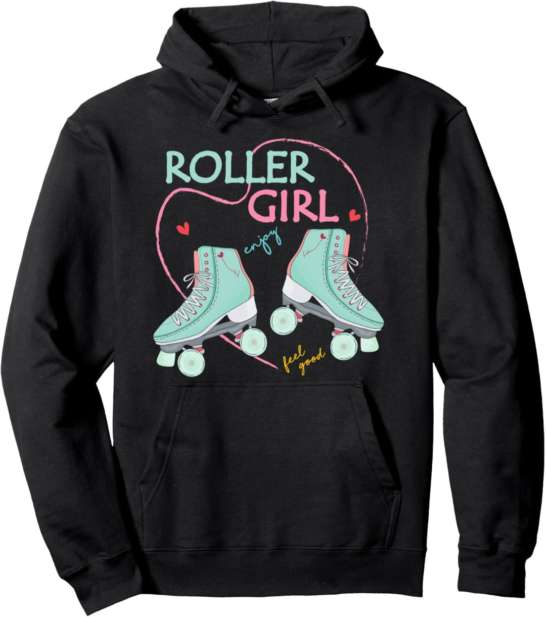 Roller Girl - Roller Skates Rollschuhe Pullover Hoodie