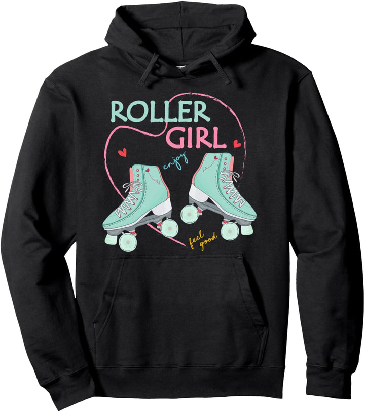 Roller Girl - Roller Skates Rollschuhe Pullover Hoodie