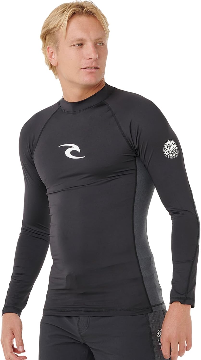 Rip Curl 2026 Männer Waves Perf Long Sleeve Vest 16FMRV - Black XXL, XXL