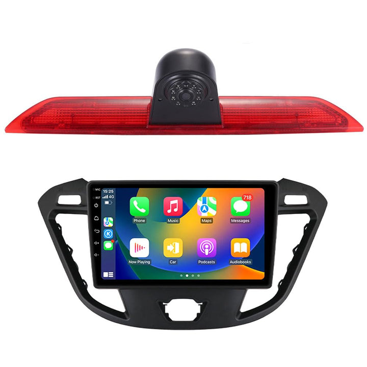 9 Zoll Android Autoradio mit GPS Navigation +HD Nachtsicht Auto Bremsleuchte Rückfahrkamera Ersatz f