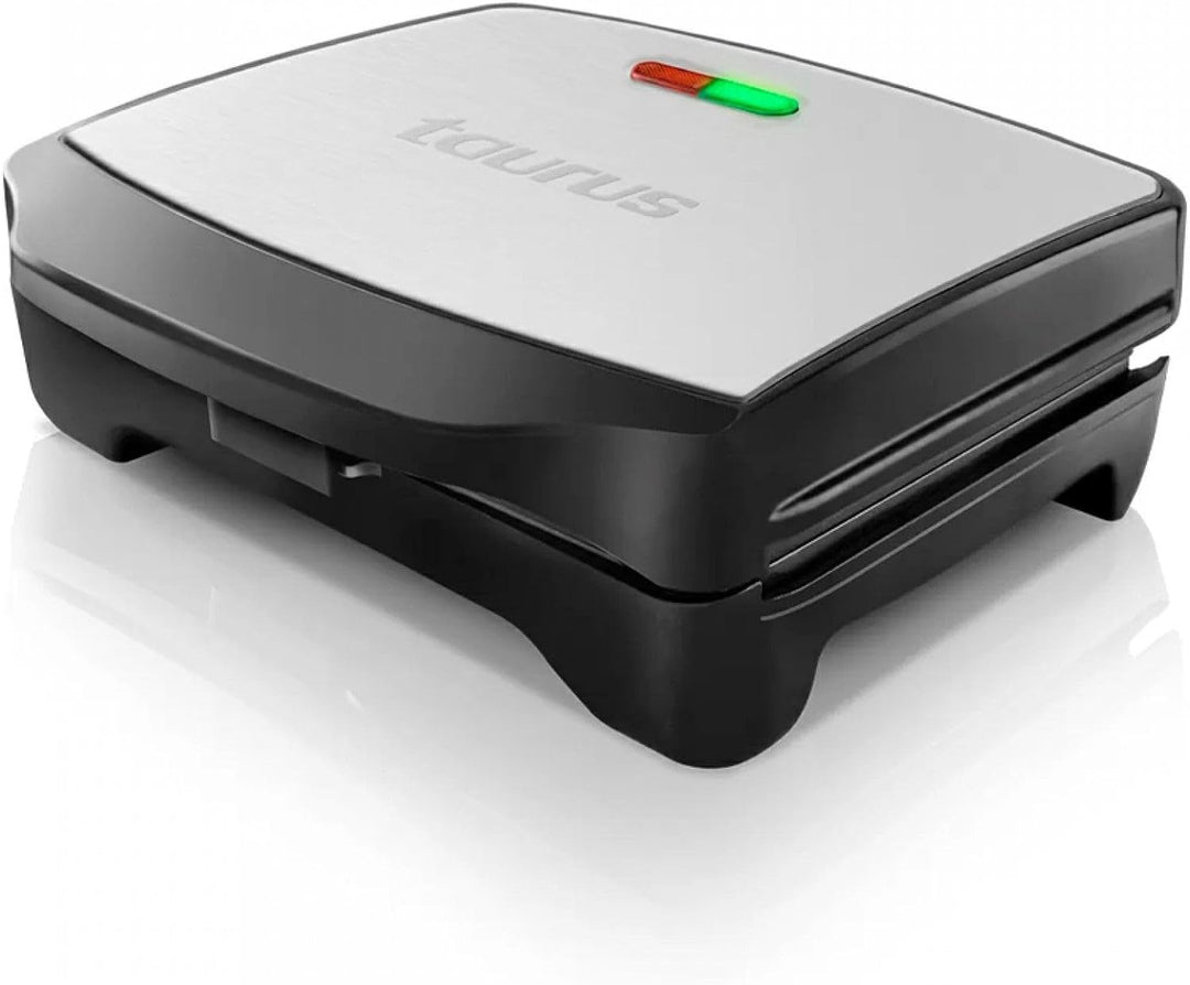 Taurus Miami Premium Sandwichtoaster, austauschbar, 900 W, 0 Dezibel, Kunststoff, Schwarz Multi-Plat