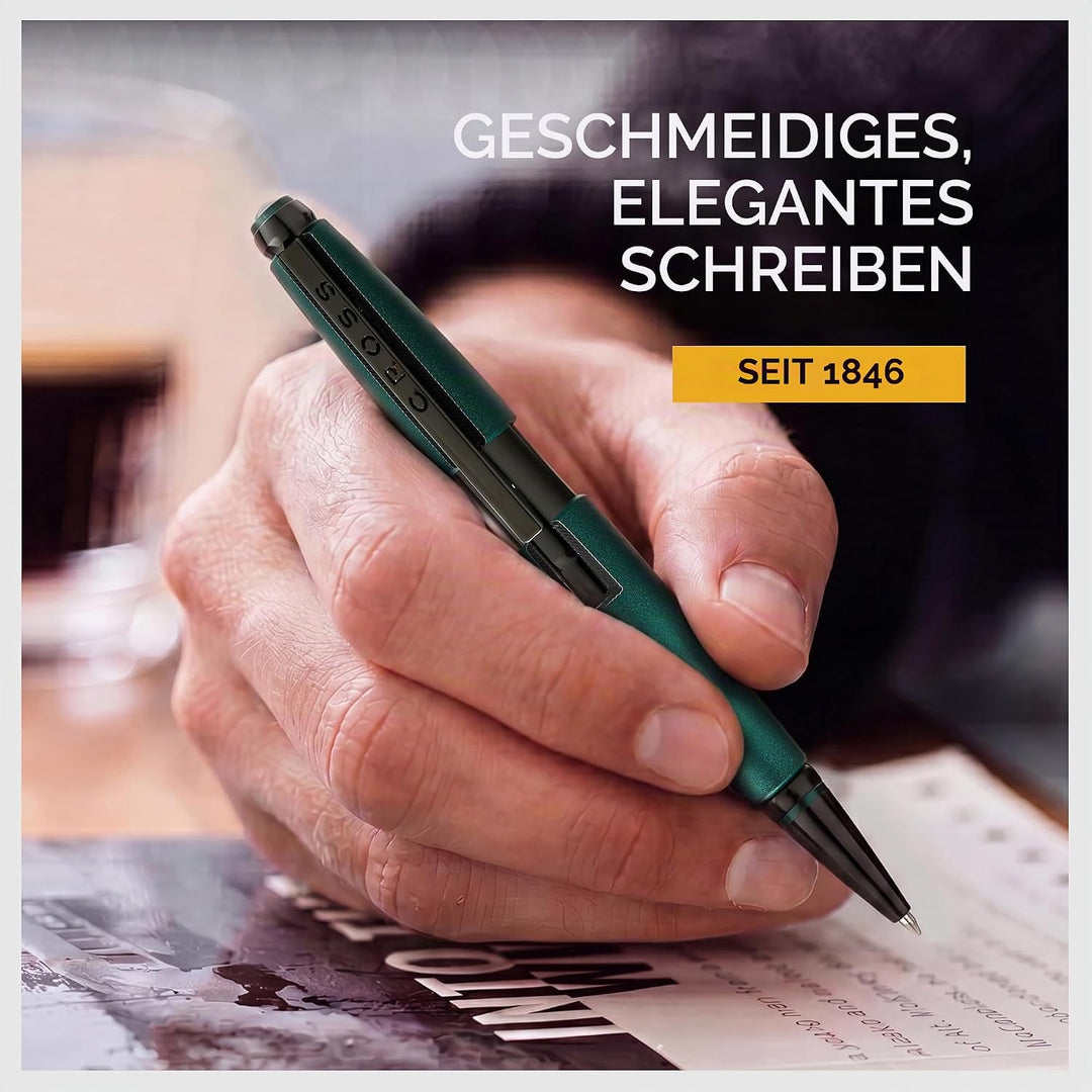 Cross Edge Rollerball (Strichstärke M, Schreibfarbe: schwarz, nachfüllbar, inkl. Premium Geschenkbox