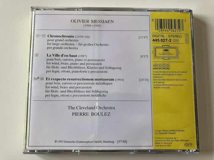 Et Exspecto Resurrectionem Mortuorum, Audio-CD
