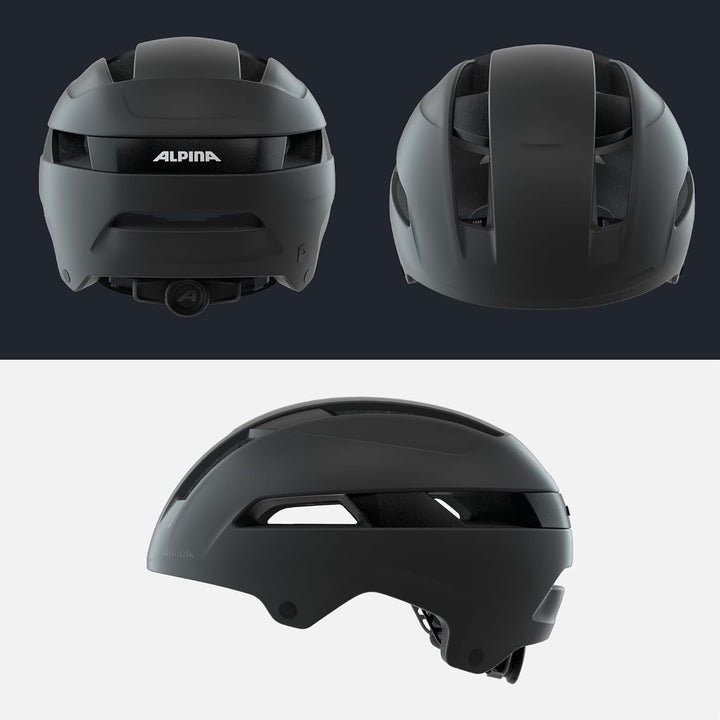 ALPINA SOHO - Extrem Robuster, Leichter & Individuell Anpassbarer Urban Fahrradhelm Für Erwachsene b