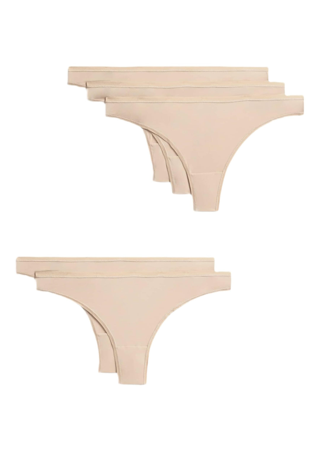 Marks &amp; Spencer 5Er-Pack Tief Sitzende Tangas Aus Mikrofaser Damen 42 Rose Quartz, 42 Rose Quartz