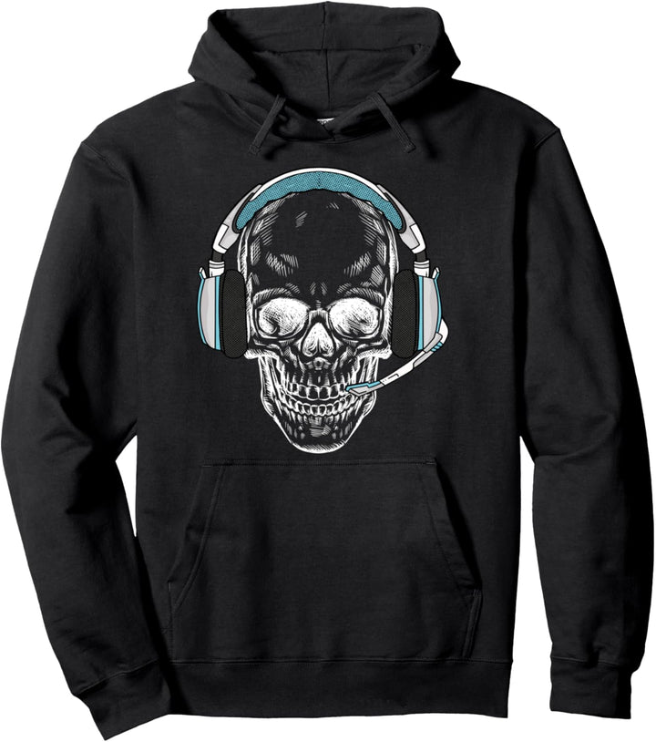 Skull Totenschädel Gamer Pullover Hoodie