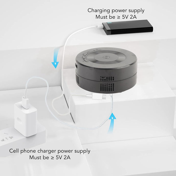 Goshyda Mini-LED-Projektor, Tragbarer Filmprojektor für Kindergeschenk, Smart Same Screen Projector