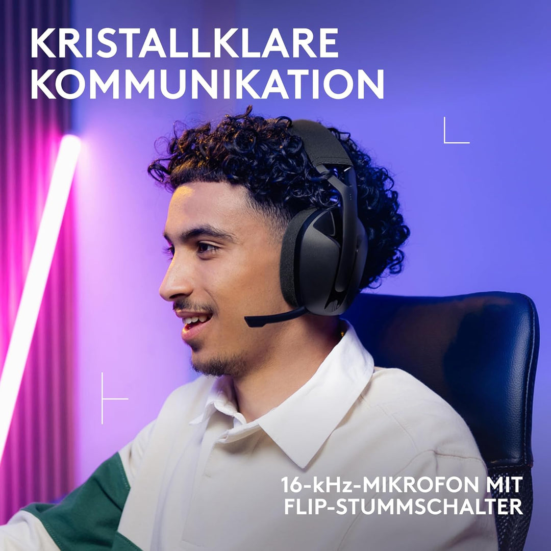 Logitech G G321 LIGHTSPEED kabelloses Bluetooth-Gaming-Headset, dynamischer Komfort und Passform, 16