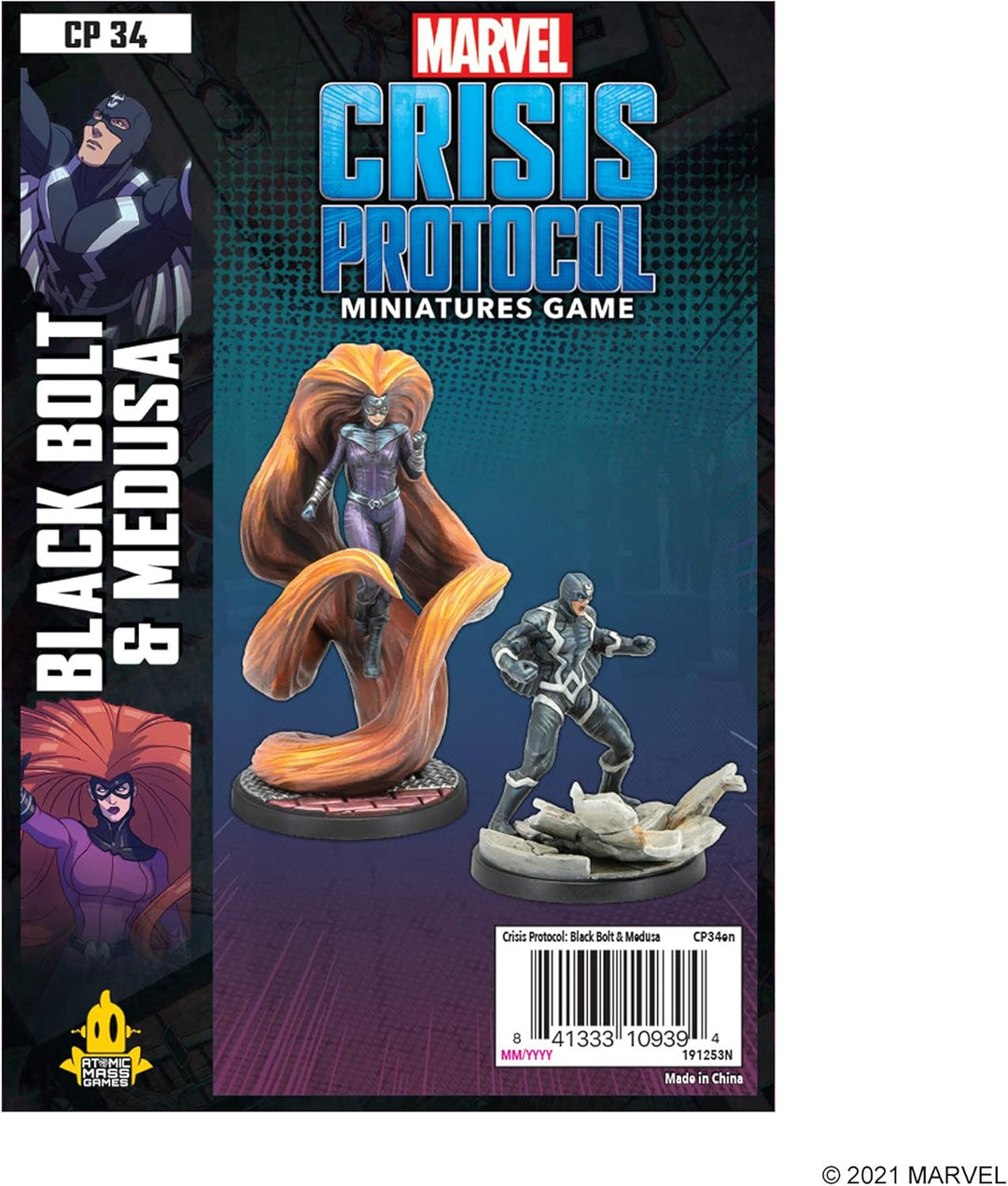 Atomic Mass Games - Marvel Crisis Protocol: Character Pack: Black Bolt and Medusa - Miniature Game 2