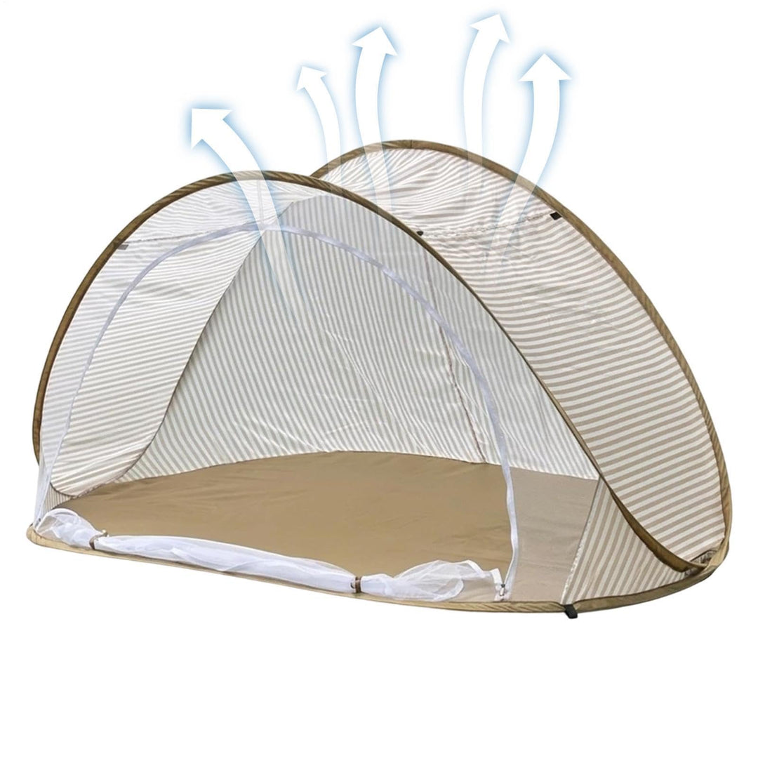 Camping Sonnenschutz, Tragbarer Automatisches Windschutz Wurfzelt, Mit Moskitonetzs, Für Families Fr