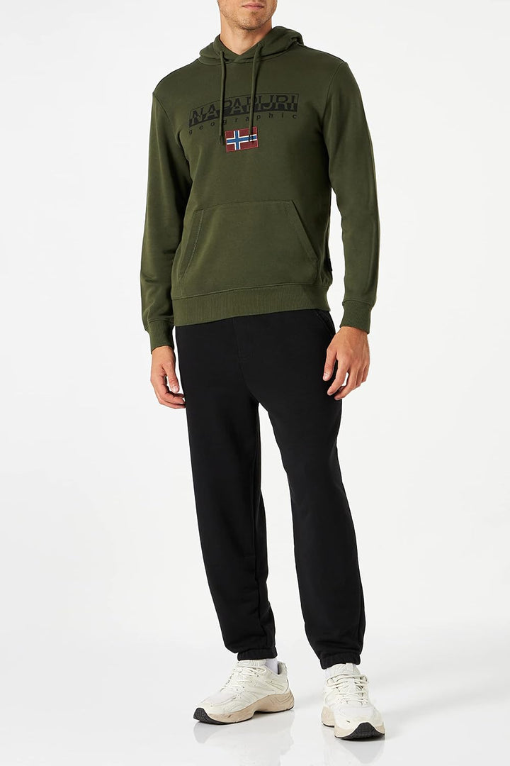 Napapijri Herren B-ayas H Sweatshirt S Green Depths, S Green Depths