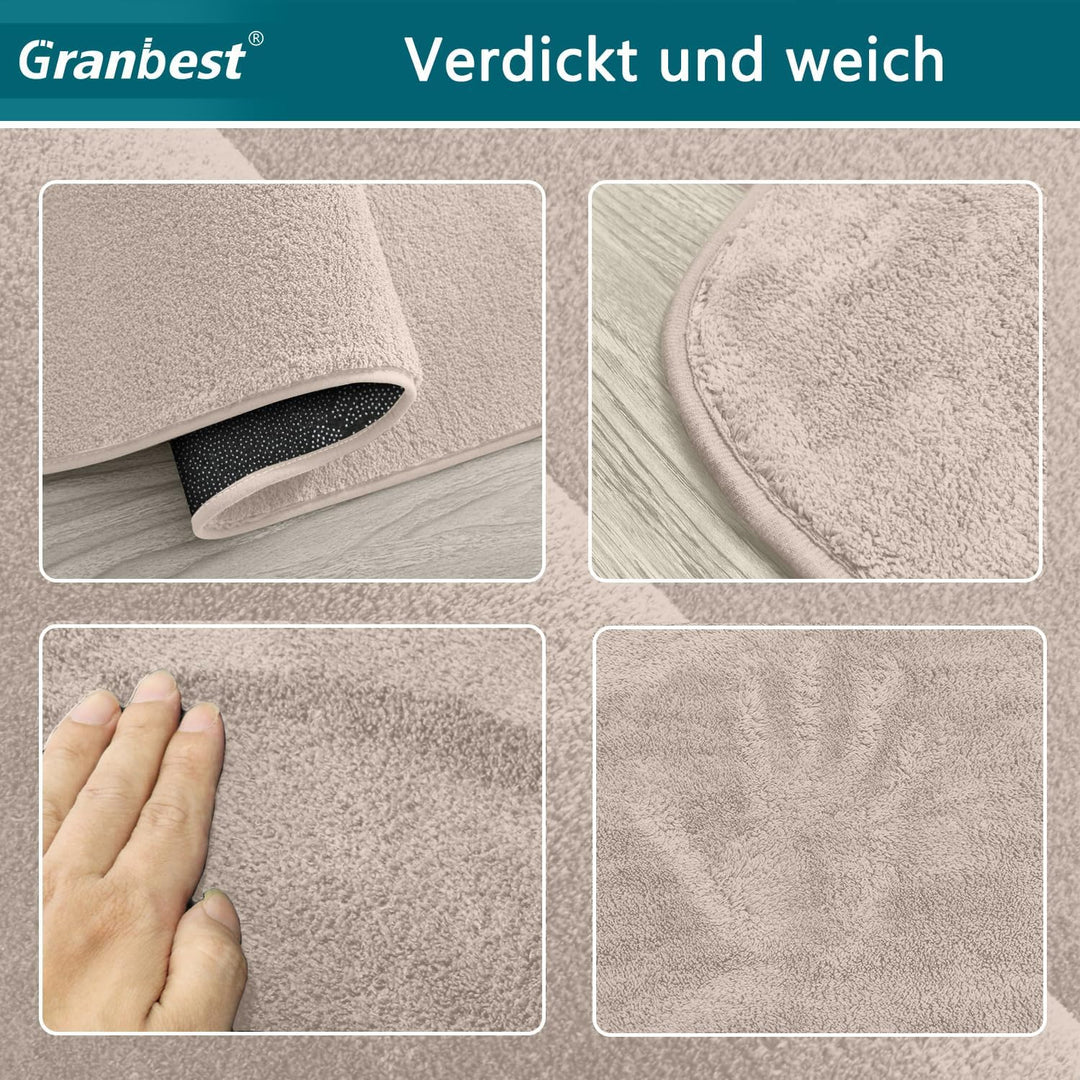 Granbest Prämie Dick Teppich ähnlich Schafpelz für Wohnzimmer Küche rutschfeste Waschbare Bodenteppi