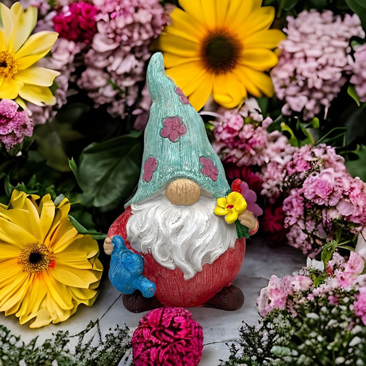 MIJOMA Gartenzwerg Gartengnom GNOME Dwarf Garten Dekoration Gartendeko Wichtel Zwerg für den Garten