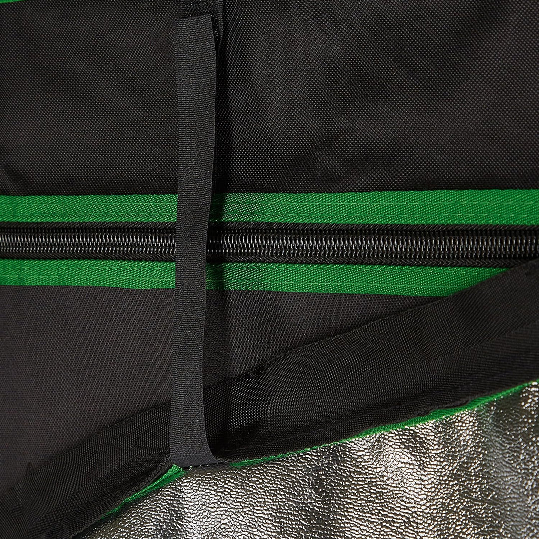 Relaxdays Growzelt, HxBxT: 160x40x40 cm, reflektierende Innenfolie, lichtundurchlässig, Indoor Zucht