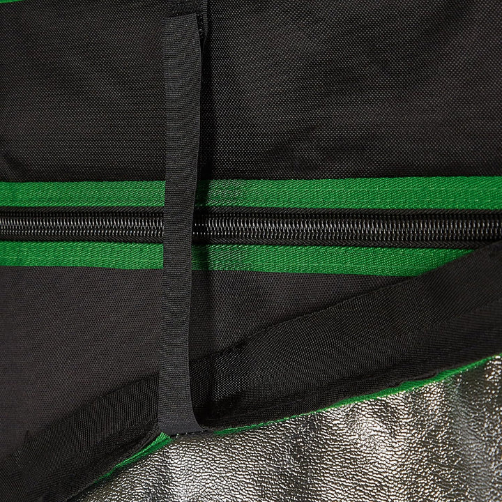 Relaxdays Growbox, HxBxT: 120x40x40 cm, Pflanzen Anbau, Reflexionsfolie innen, verdunkeltes Zuchtzel