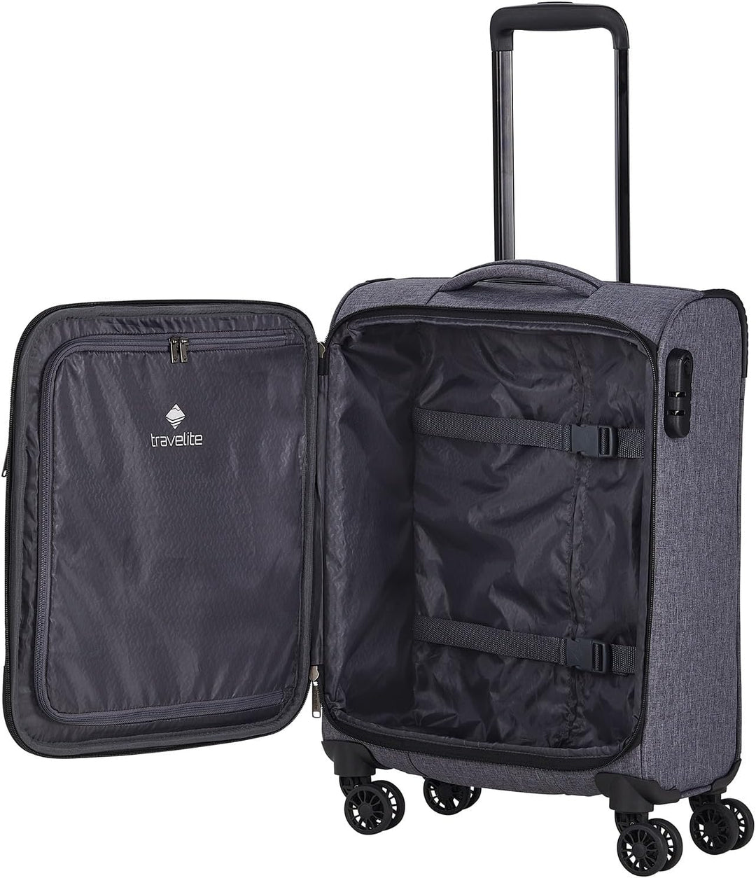 Travelite Adria - 4-Rollen-Kabinentrolley S 55 cm anthrazit