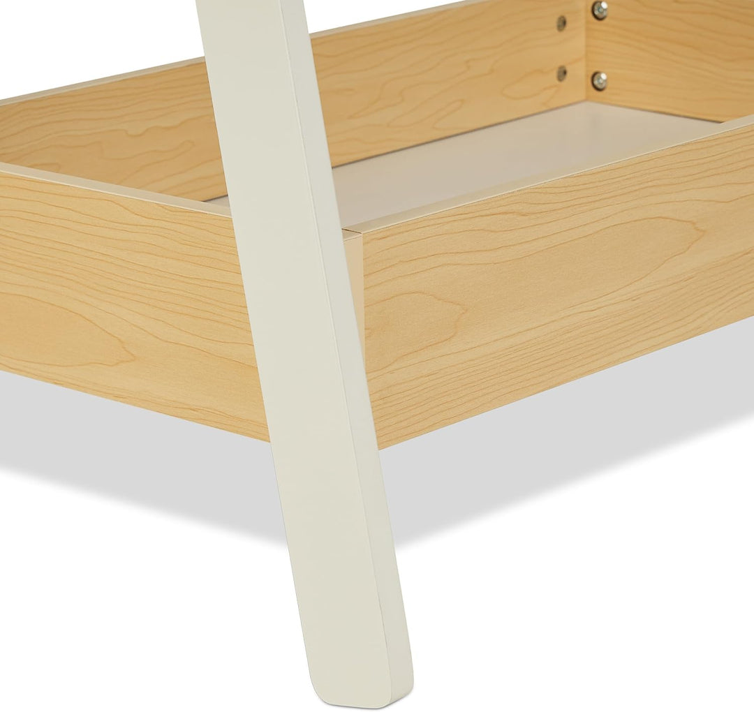 Relaxdays Kleiderständer Kinder, Standgarderobe, HxBxT 99x64,5x42,5 cm, Kleiderstange & Ablage, Kind