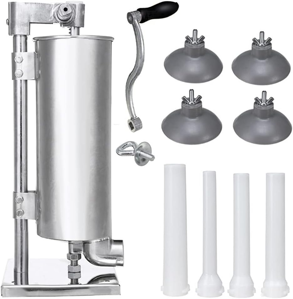 Wurstmaschine aus Stahl, Wurstfüller für Fleisch, aus Edelstahl, manuelle Wurstmaschine, vertikale W