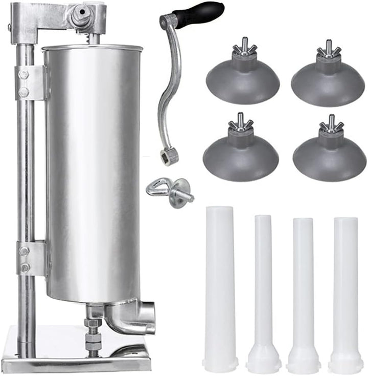 Wurstmaschine aus Stahl, Wurstfüller für Fleisch, aus Edelstahl, manuelle Wurstmaschine, vertikale W