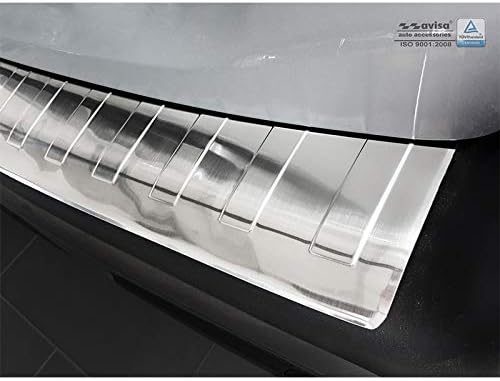 Edelstahl Heckstossstangenschutz kompatibel mit Citroën C3 Aircross II 2017- 'Ribs'