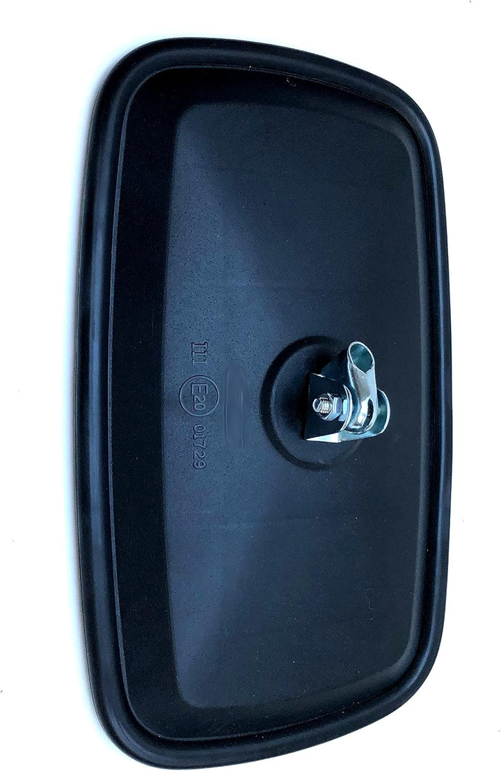 Aussenspiegel Traktor 232x145 mm ø10 mit Spiegelhalter Set Universal Rückspiegel für Traktor LKW Bag