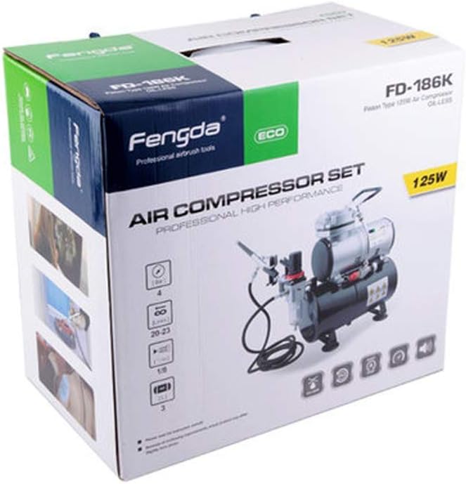 Airbrush Complete Starter Set Fengda FD-186K