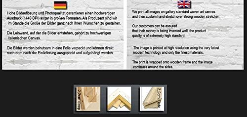 time4art EDWARD HOPPER Nighthawks Nachtschwärmer Print Canvas Bild auf Keilrahmen Leinwand (60x30cm)