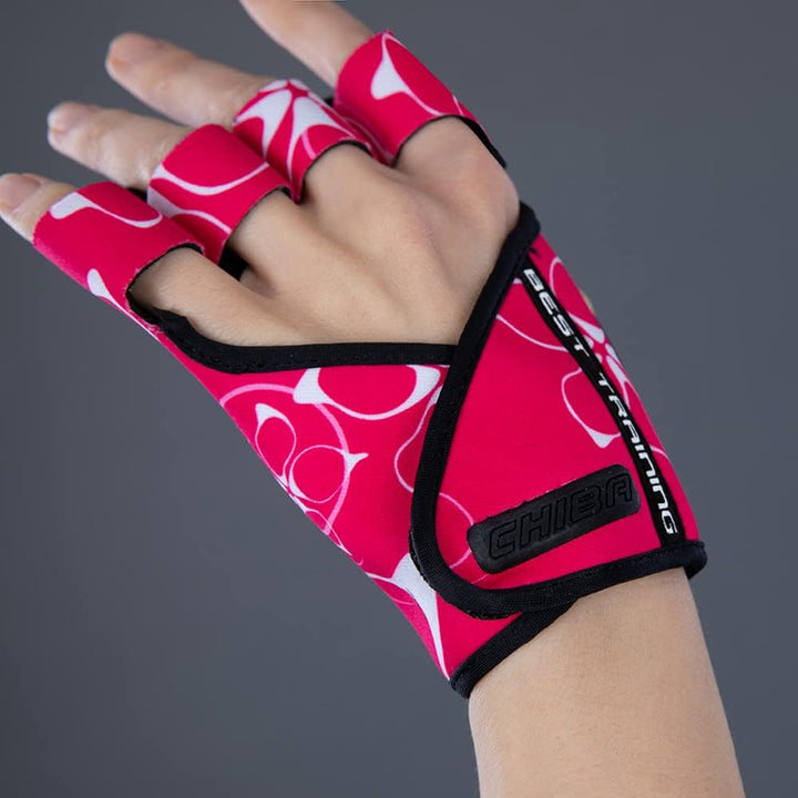 Chiba Damen Handschuh Motivation Glove L pink/Weiss/Schwarz, L pink/Weiss/Schwarz