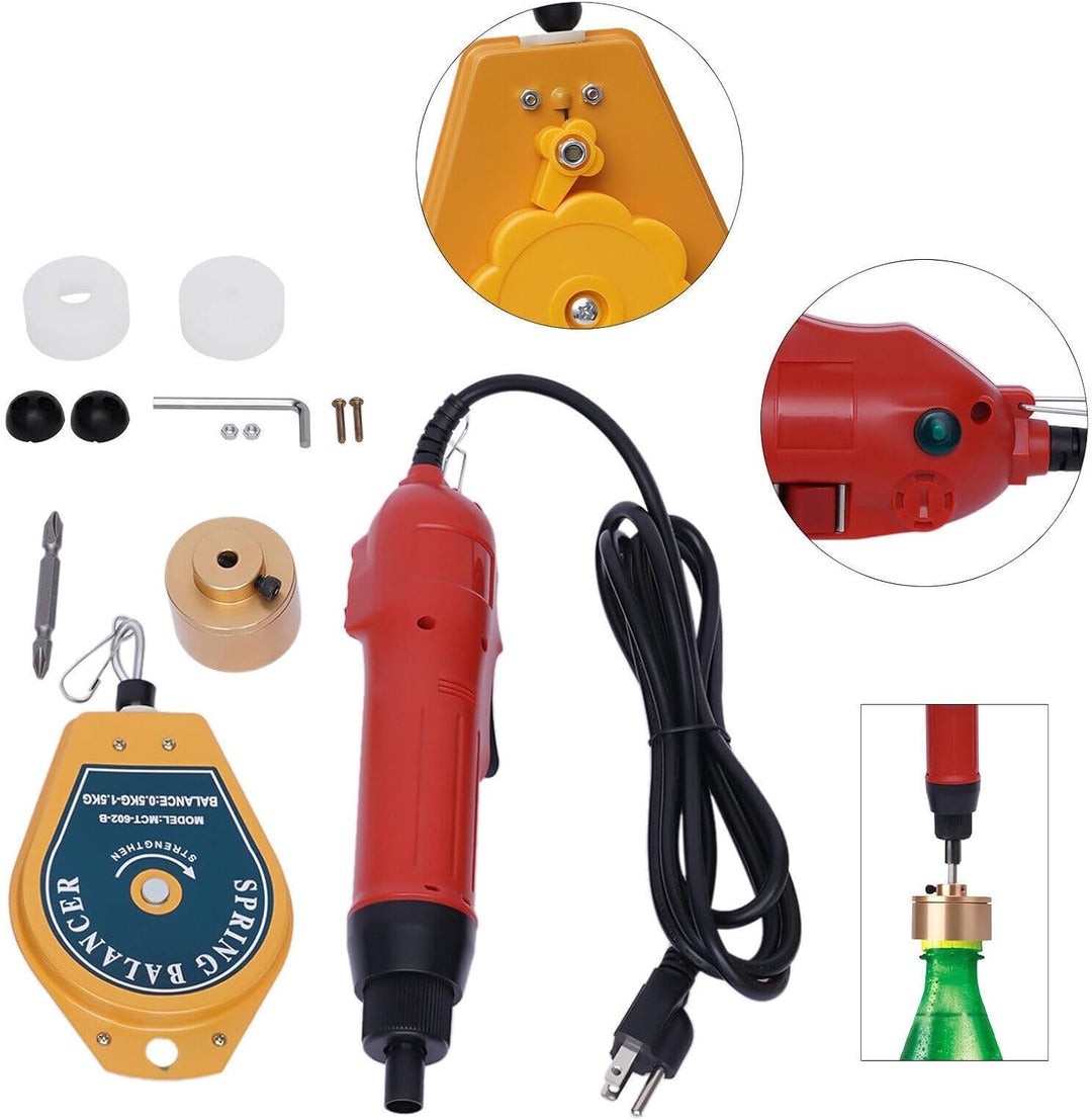 Elektrische Verschliessmaschine Handgehaltene Verschliessen Maschine Flaschenverschluss Maschine Fla