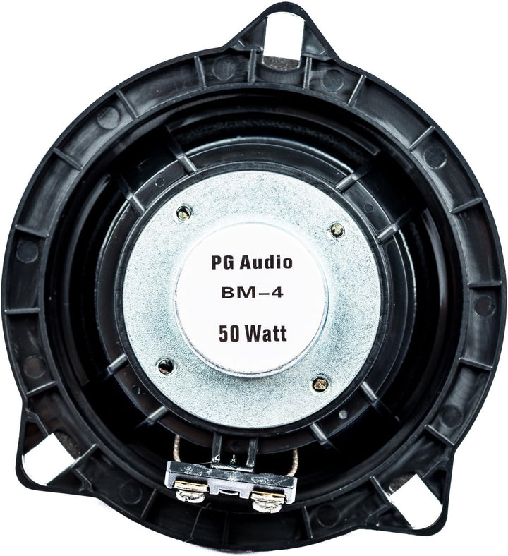 PG Audio BM-4, 10 cm Koaxial Lautsprecher passend für BMW 1er (E81, E82, E87, E88), 3er (E90, E91, E