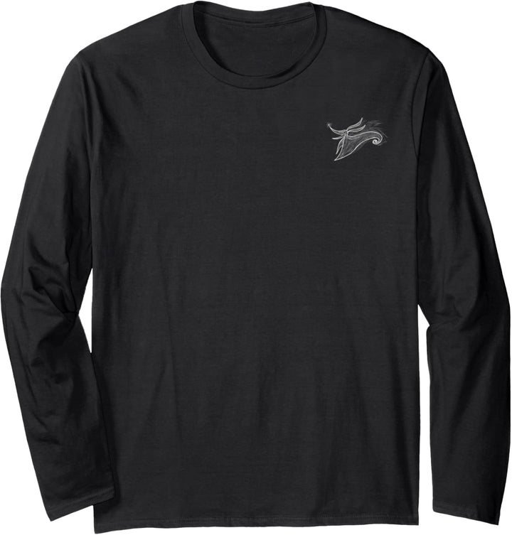 Disney Nightmare Before Christmas Zero Pocket Scribble Langarmshirt