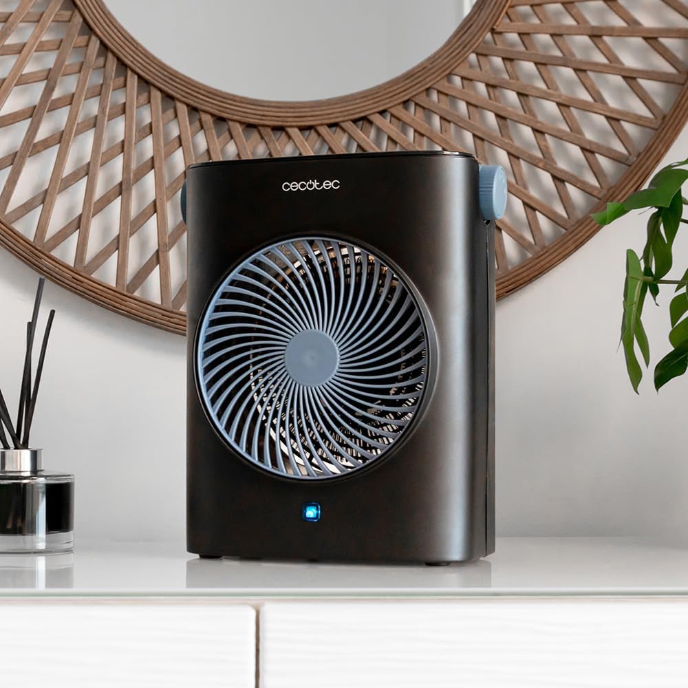Cecotec Heizlüfter ReadyWarm 2070 Max Force Schwarz. 2000 W, 2 Leistungsstufen, 3 Betriebsmodi (Kühl