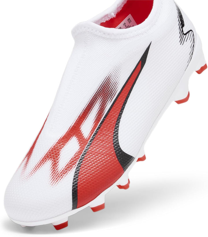 PUMA Unisex Kinder Ultra Match Ll Fg/Ag Jr Fussballschuh 30 EU Puma White Puma Black Fire Orchid, 30