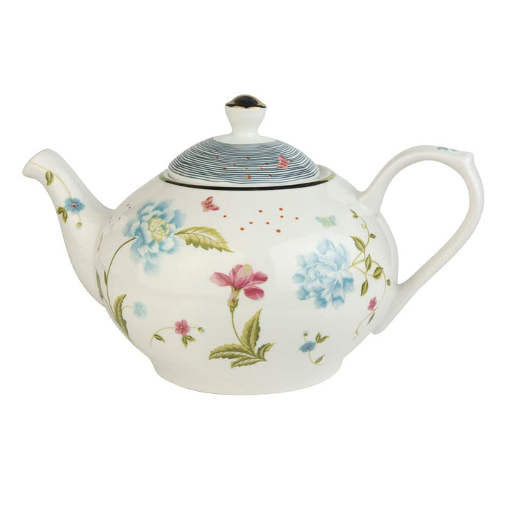Laura Ashley Heritage Collectables Teekanne Elvenen White 1,6 Liter Porzellan Heritage Teekanne Elve
