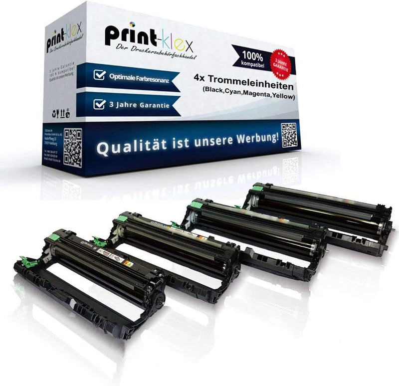 4X Print-Klex Trommeleinheiten kompatibel für Brother MFC9130CW MFC9140CDN MFC9142CDN MFC9330CDW MFC