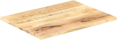 vidaXL Mangoholz Massiv Tischplatte Massivholzplatte Holzplatte Ersatztischplatte Holz Platte für Es
