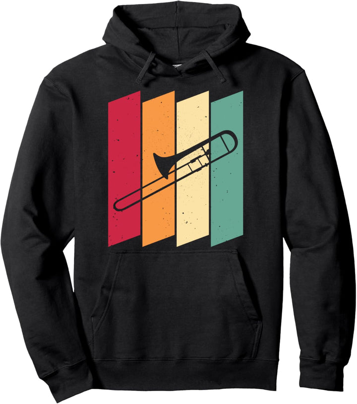 Retro Posaune Blaskapelle Orchester - Vintage Posaune Pullover Hoodie