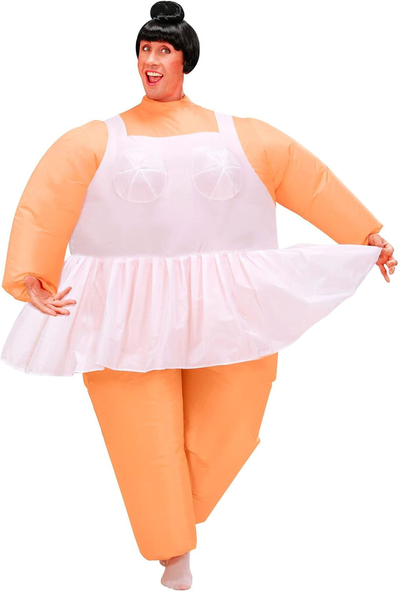 "BALLERINA" (airblown inflatable costume) - battery operated (4 x AA batteries not included) - (One