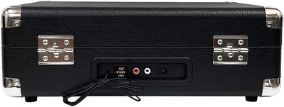 PRIXTON - VC400 Vintage-Vinyl-Plattenspieler | Vinyl-Player & Konverter über Bluetooth & USB | 2 ein