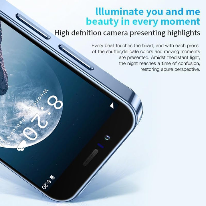 CatCalls Mini Smartphone Entsperrt 4G Handy, 3.0 Zoll, 32GB Erweiterbar bis zu 128GB, Dual SIM Dual