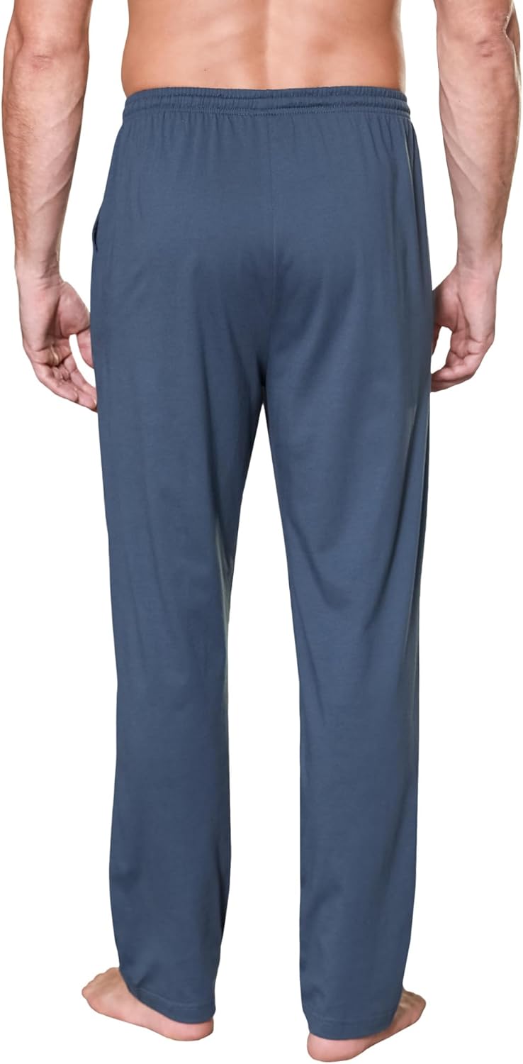 2er-Pack Schlafanzughose Herren Lang Leichte Pyjamahose aus Baumwolle Loungewear Hosen Schlafhose Fr